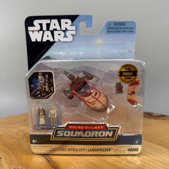 Star Wars Micro Galaxy Squadron Luke Skywalker's Landspeeder CHASE #0080 - Picture 1 of 5